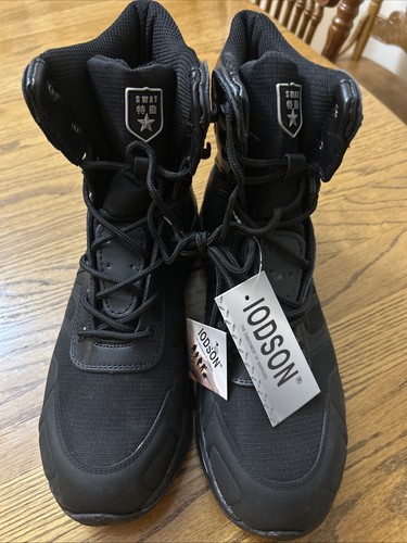 Black swat boots new - black,