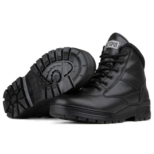 Black all leather - black, zip